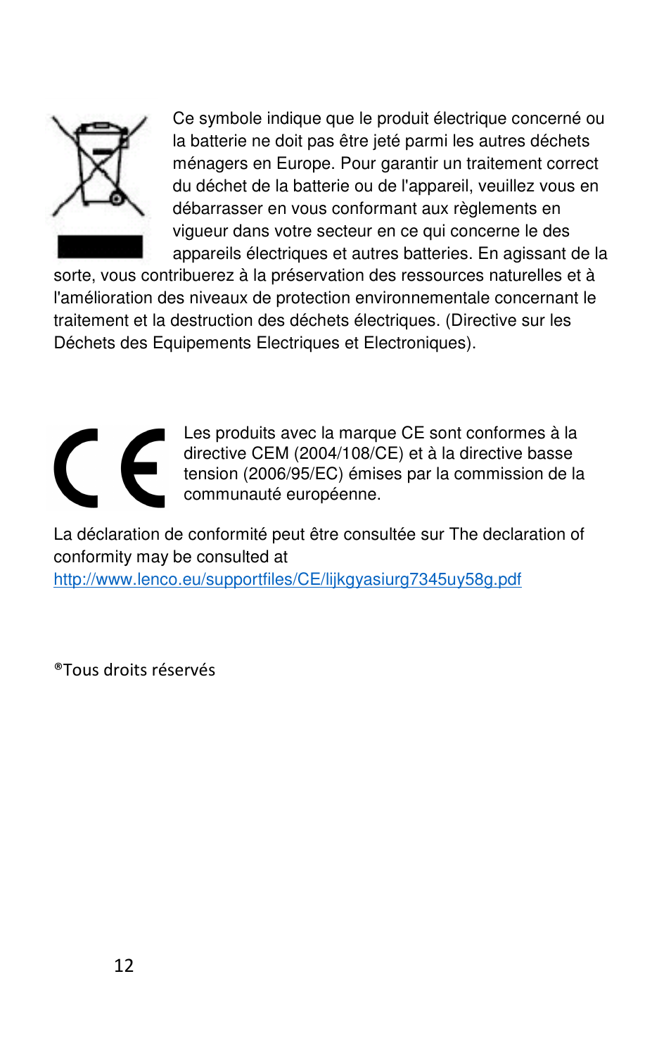 Lenco L-83 User Manual | Page 34 / 57