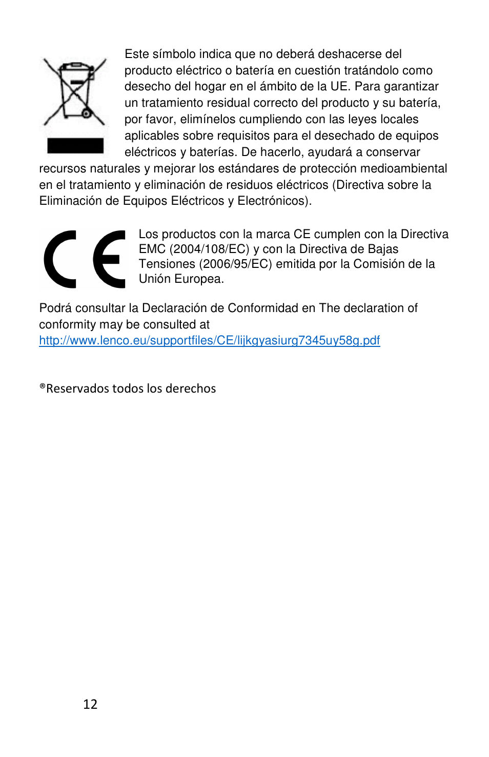 Lenco L-83 User Manual | Page 46 / 57