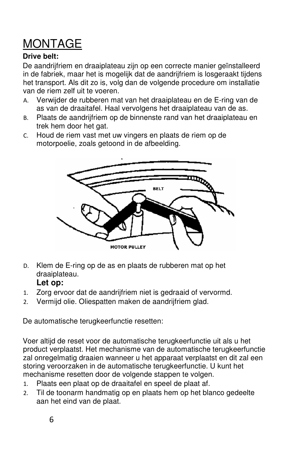 Montage | Lenco L-83 User Manual | Page 52 / 57