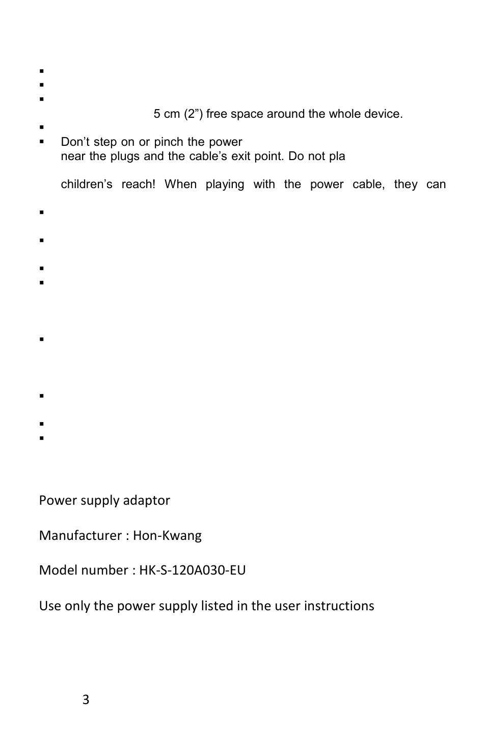 Lenco L-84 User Manual | Page 3 / 5