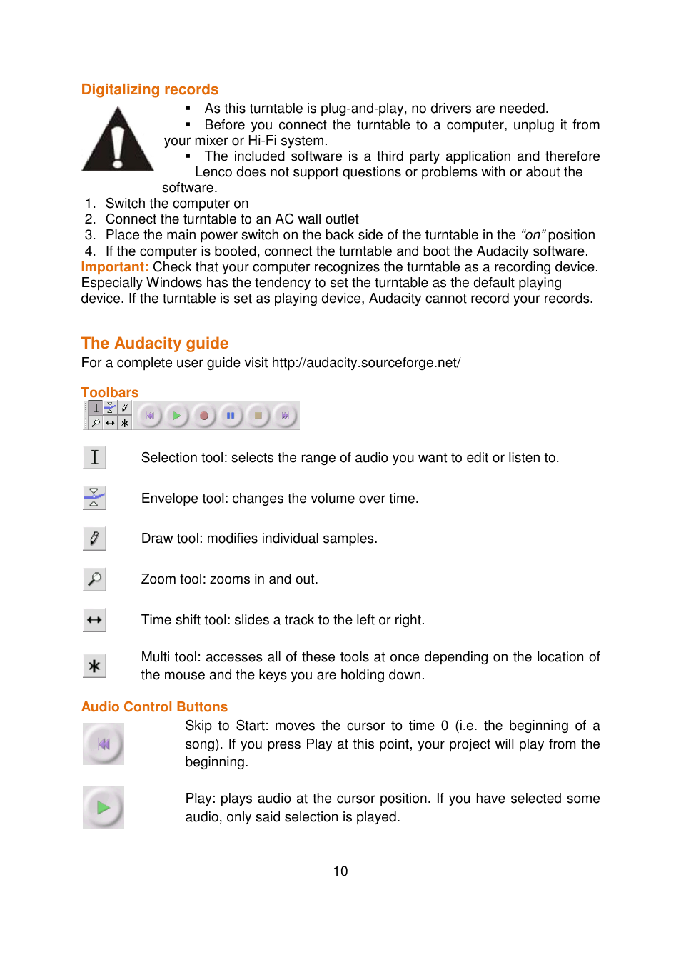 Lenco L-90 User Manual | Page 10 / 30
