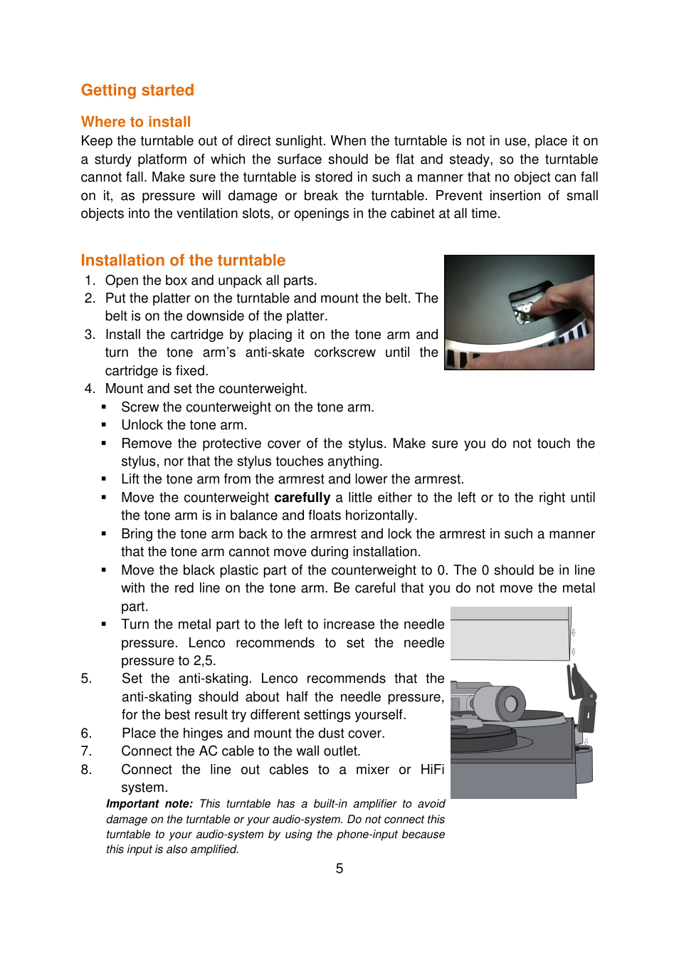 Lenco L-90 User Manual | Page 5 / 30