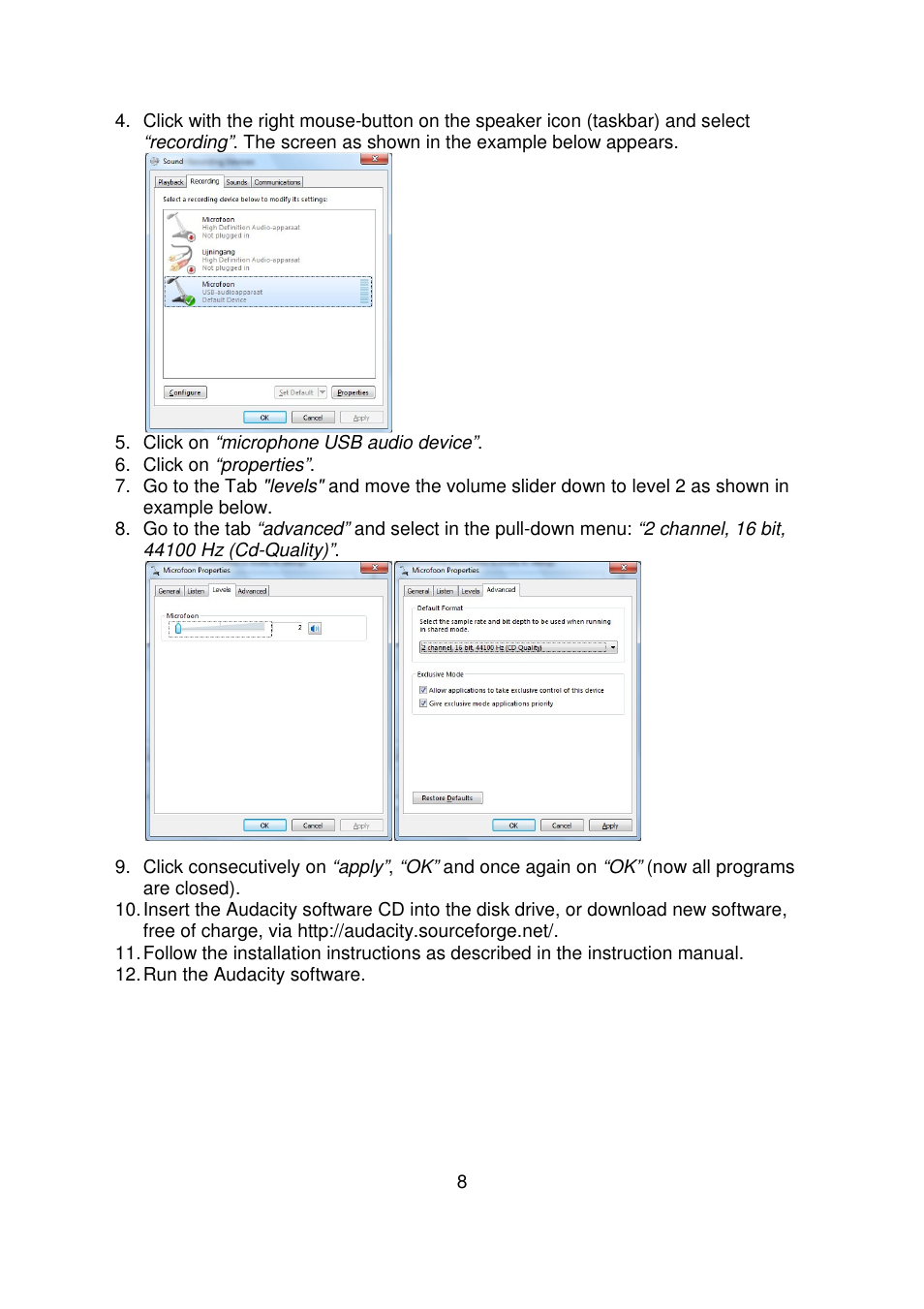 Lenco L-90 User Manual | Page 8 / 30