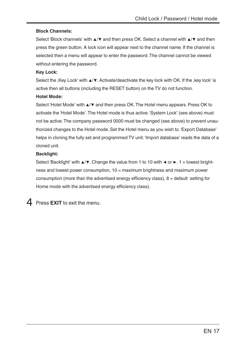 Lenco LED-2201 User Manual | Page 17 / 29