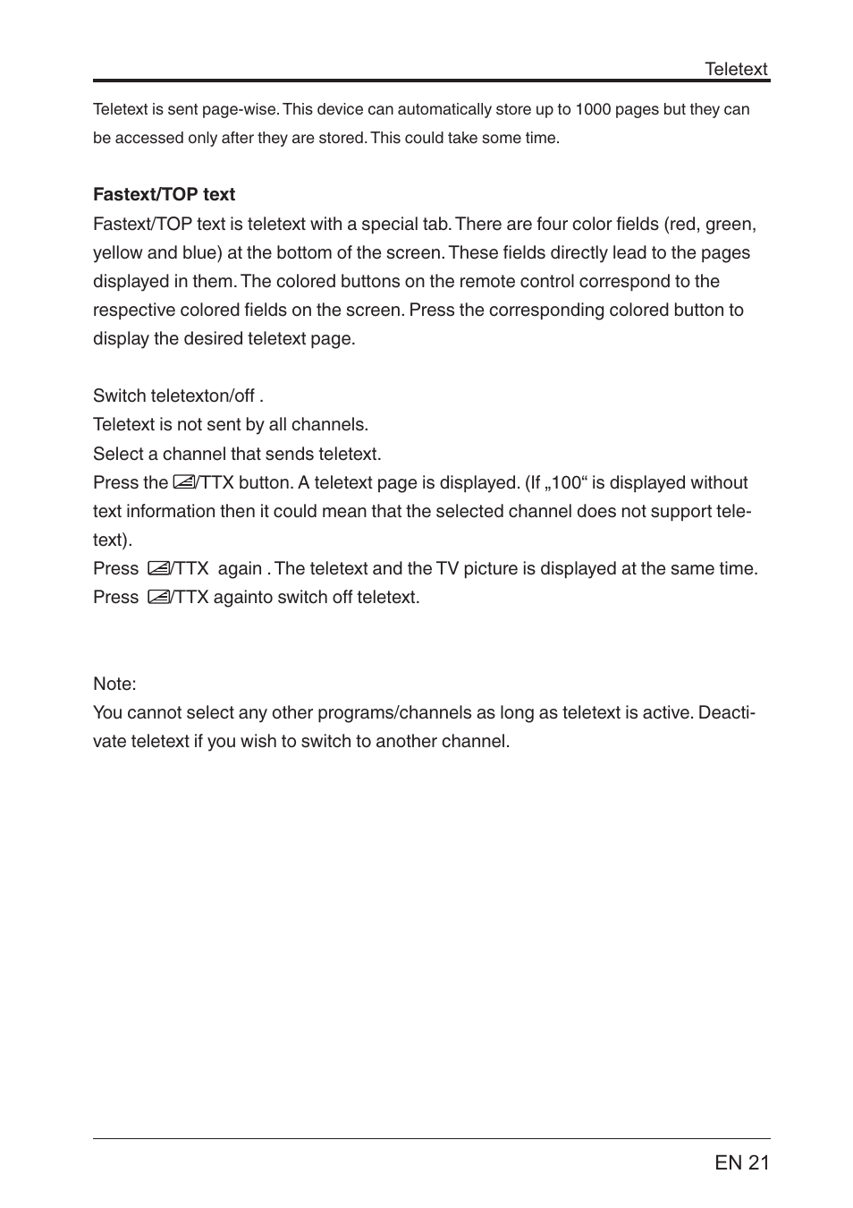 Lenco LED-2201 User Manual | Page 21 / 29