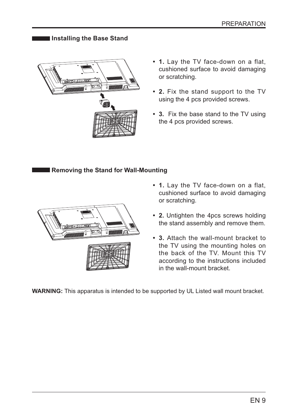 Lenco LED-2201 User Manual | Page 9 / 29