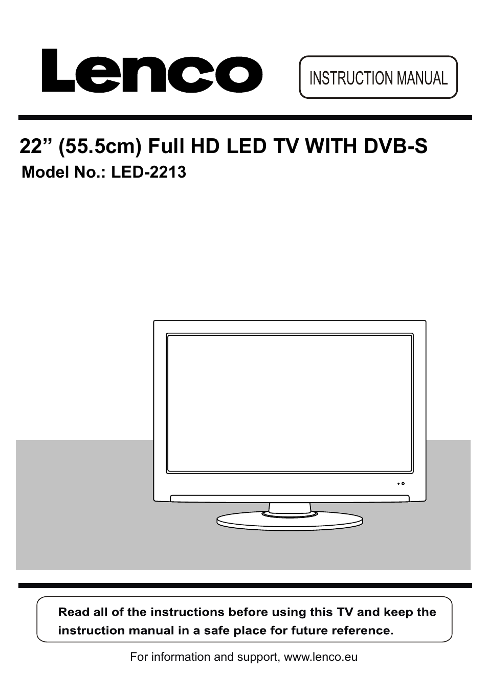 Lenco LED-2213 User Manual | 40 pages