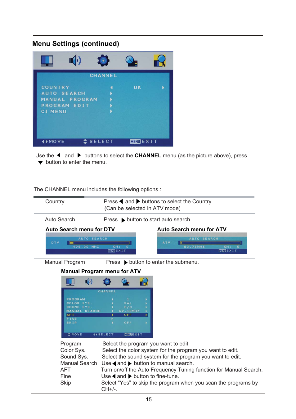 Application | Lenco LED-2214 User Manual | Page 18 / 43
