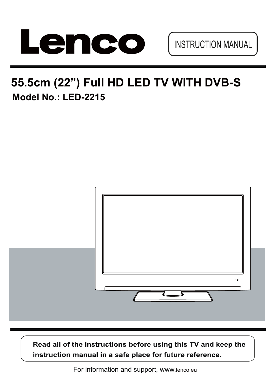 Lenco LED-2215 User Manual | 42 pages