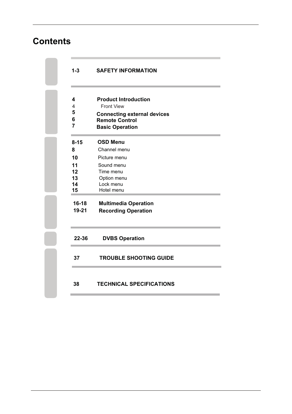Lenco LED-2215 User Manual | Page 2 / 42