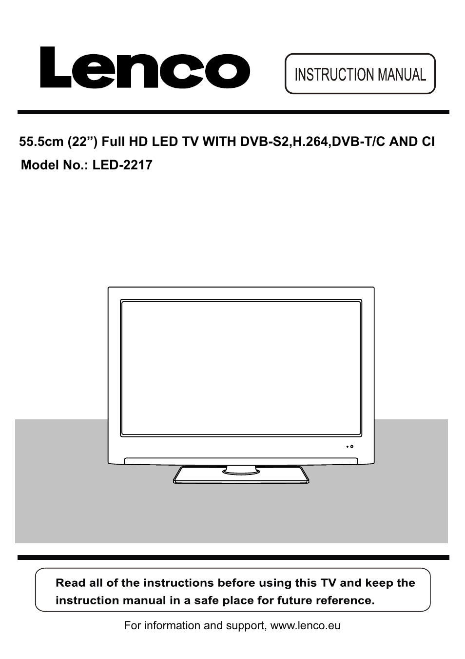 Lenco LED-2217 User Manual | 35 pages