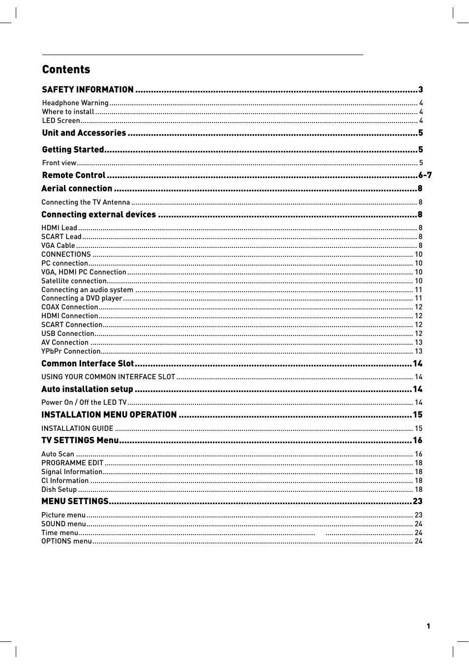 Lenco LED-2217 User Manual | Page 2 / 35