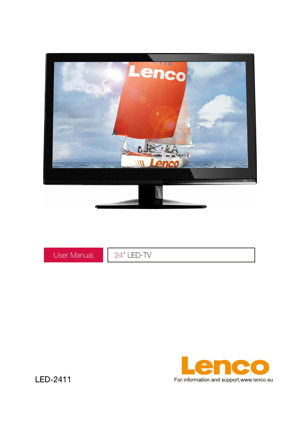 Lenco LED-2411 User Manual | 25 pages