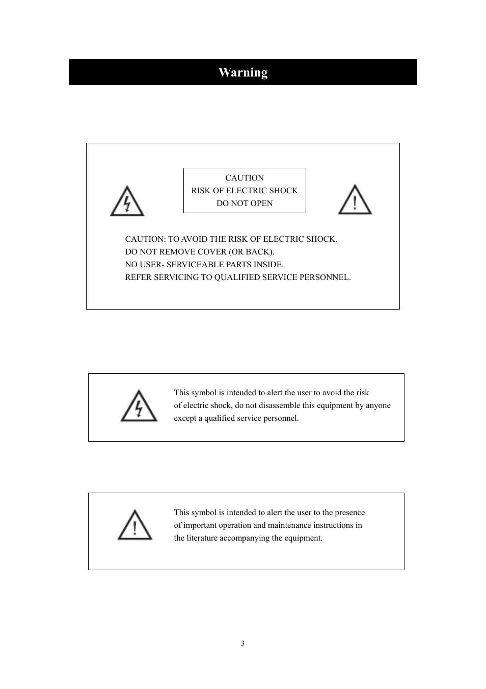 Warning | Lenco LED-2411 User Manual | Page 4 / 25