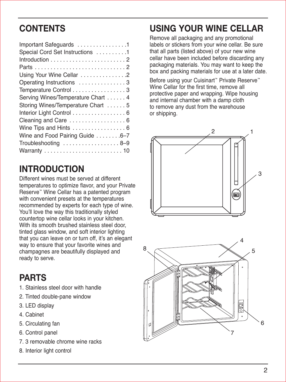Cuisinart CWC-900 User Manual | Page 3 / 13