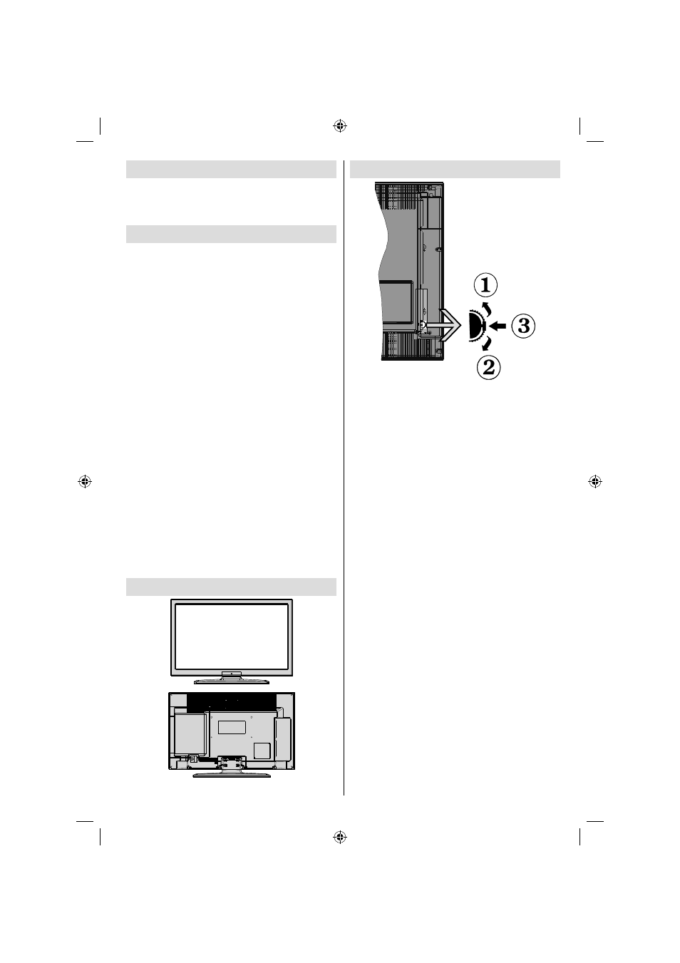 Accessories included, Tv - features, Viewing the tv tv control switch & operation | Lenco LED-2618 User Manual | Page 3 / 15