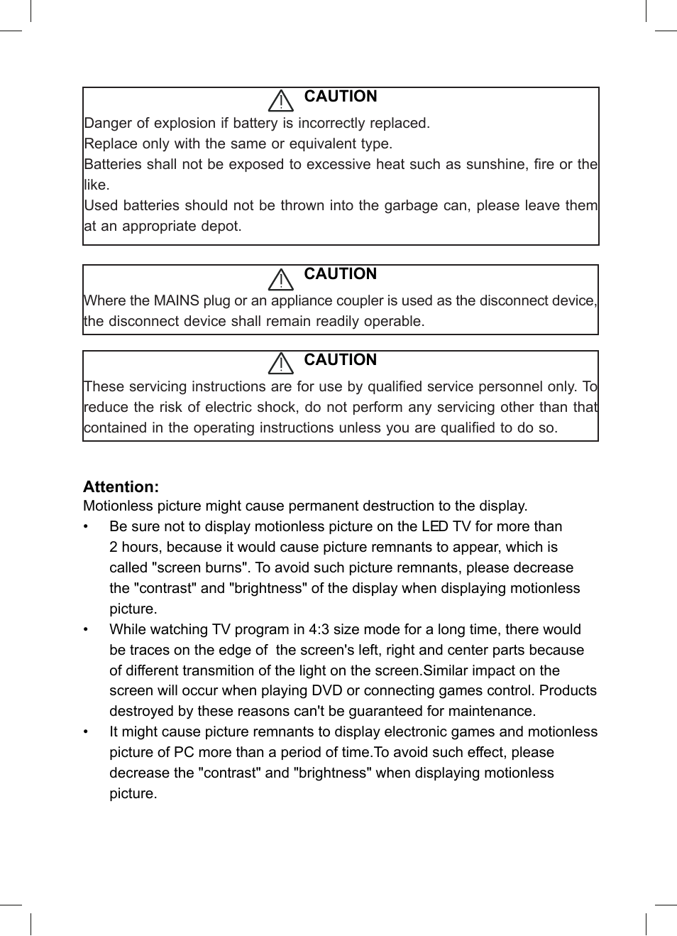 Lenco LED-3213 User Manual | Page 3 / 33