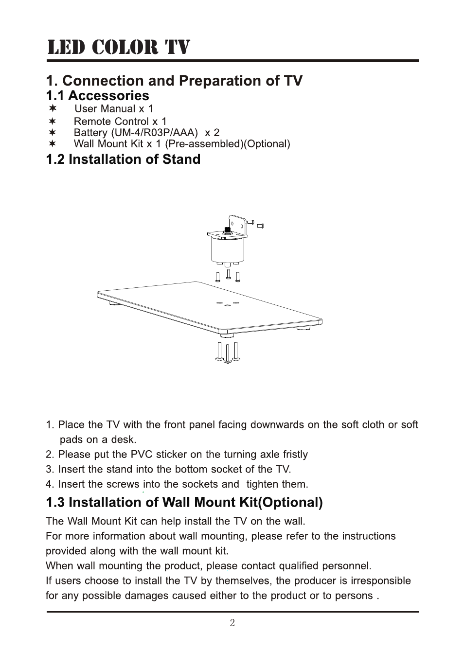 Lenco LED-3213 User Manual | Page 7 / 33