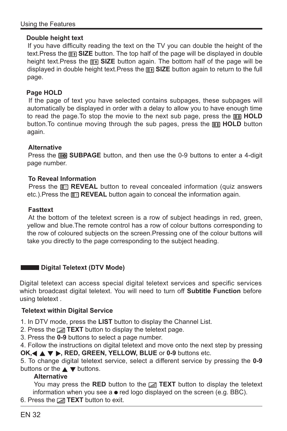 Lenco LED-3901 User Manual | Page 32 / 44