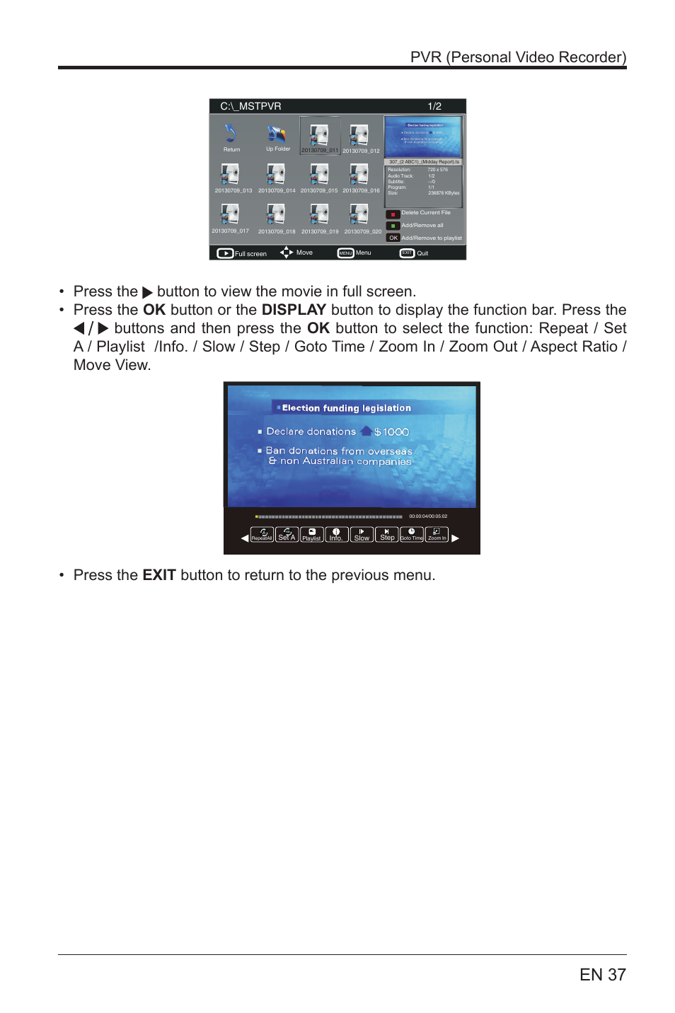 En 37 | Lenco LED-3901 User Manual | Page 37 / 44