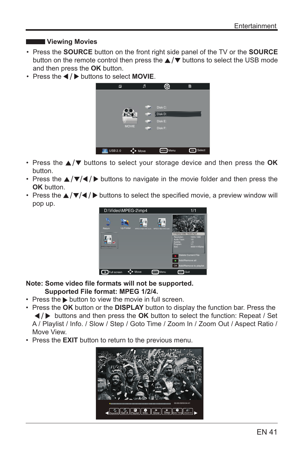 En 41 | Lenco LED-3901 User Manual | Page 41 / 44