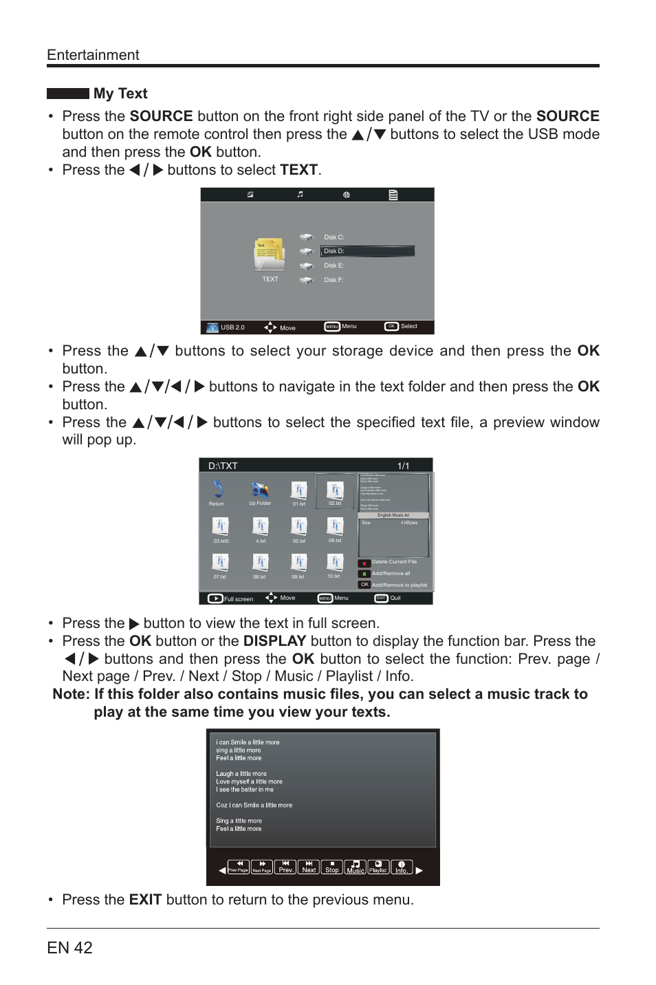 En 42 | Lenco LED-3901 User Manual | Page 42 / 44