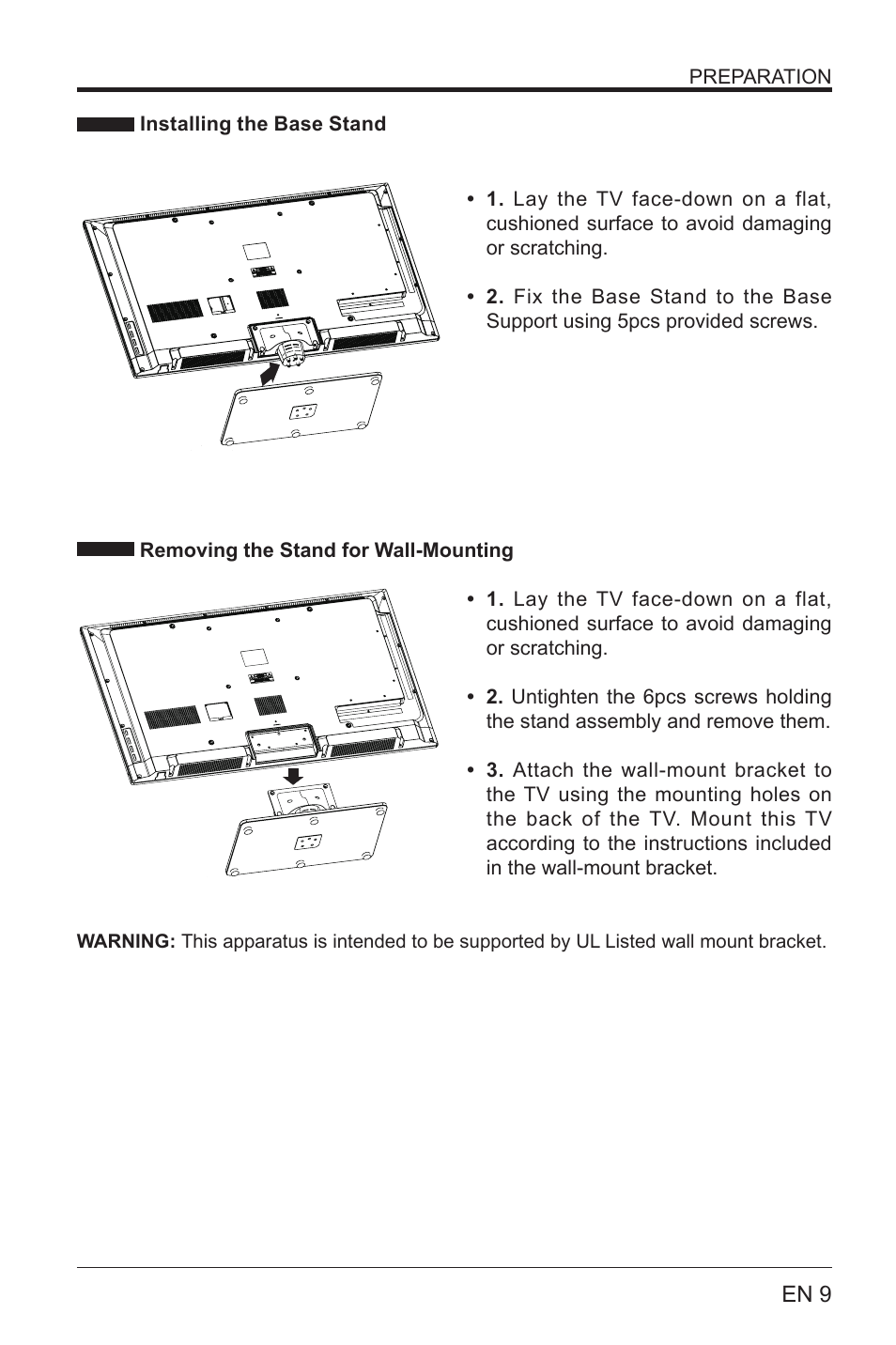 Lenco LED-3901 User Manual | Page 9 / 44