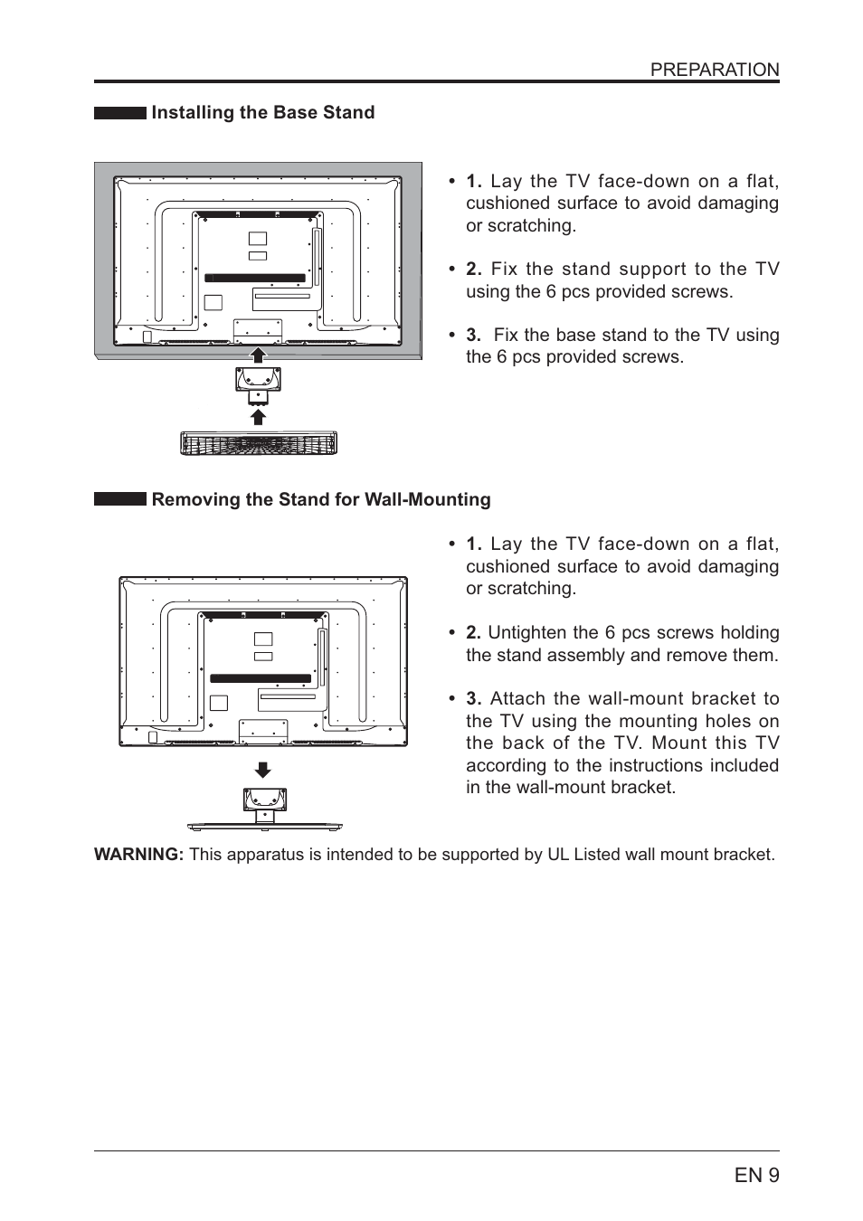 Lenco LED-4801 User Manual | Page 9 / 33