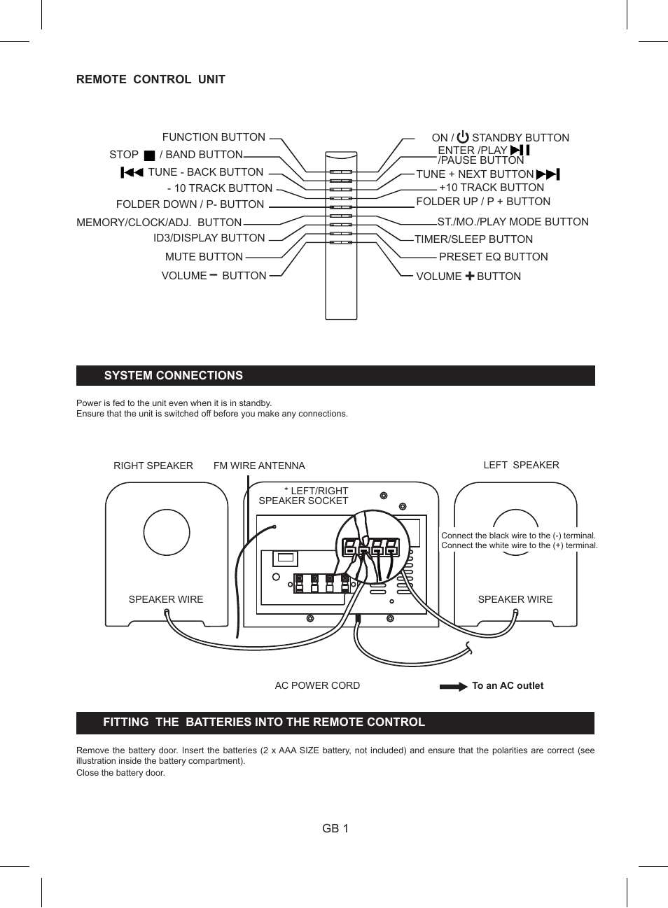 Lenco MC-141 User Manual | Page 3 / 9