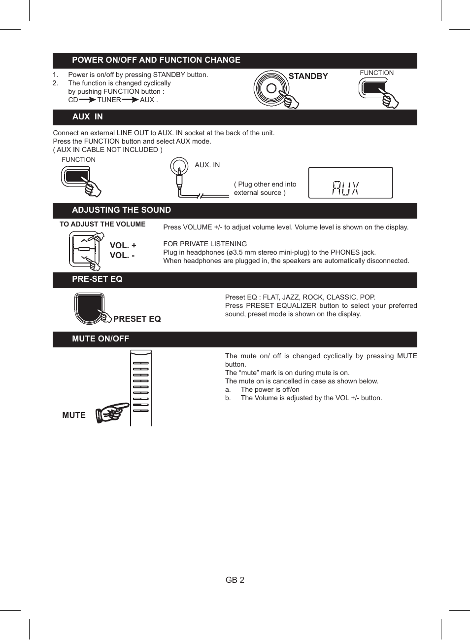Lenco MC-141 User Manual | Page 4 / 9