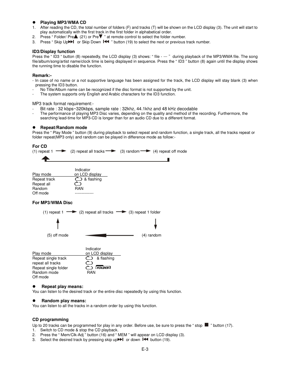 Lenco MC-146 User Manual | Page 4 / 7