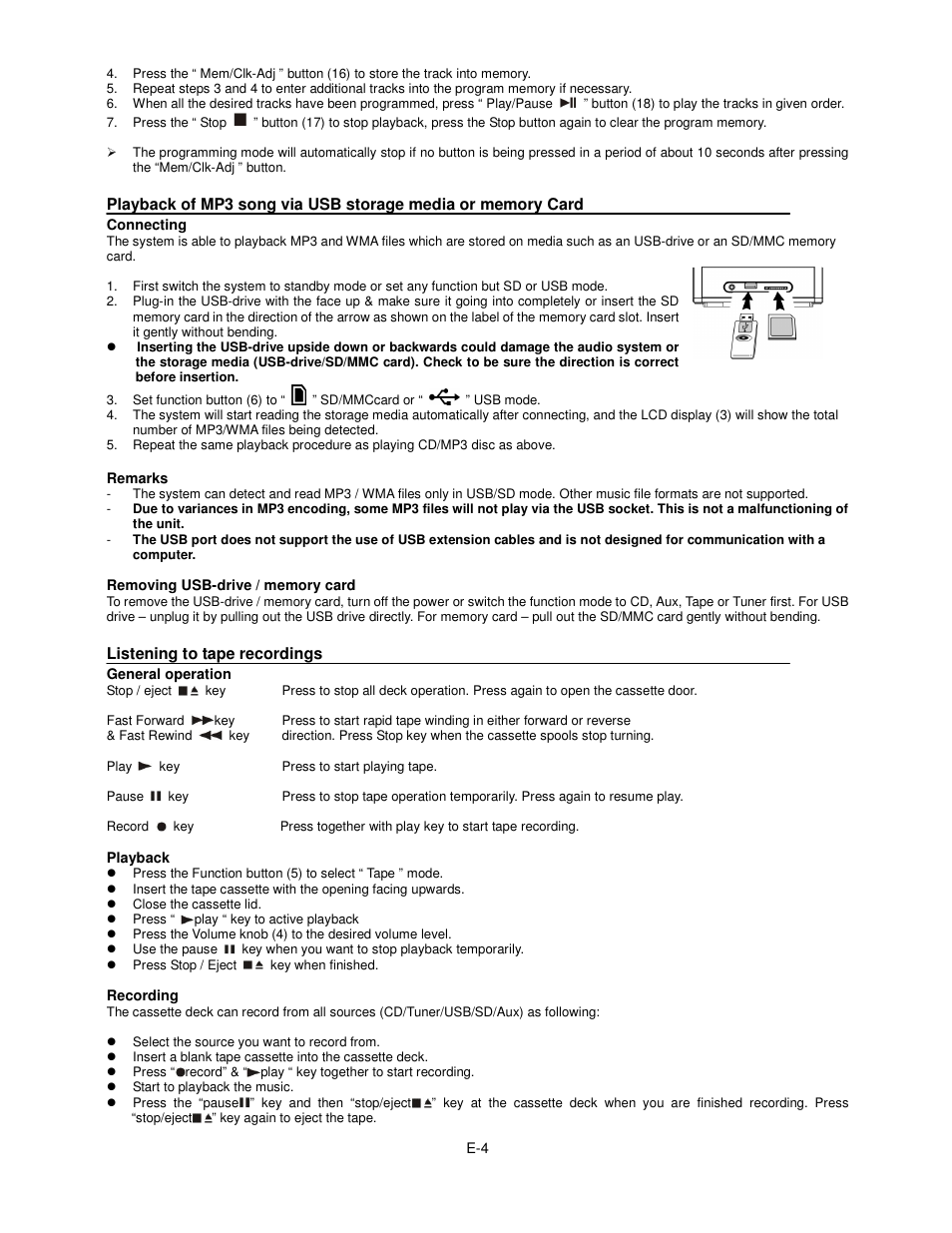 Lenco MC-146 User Manual | Page 5 / 7