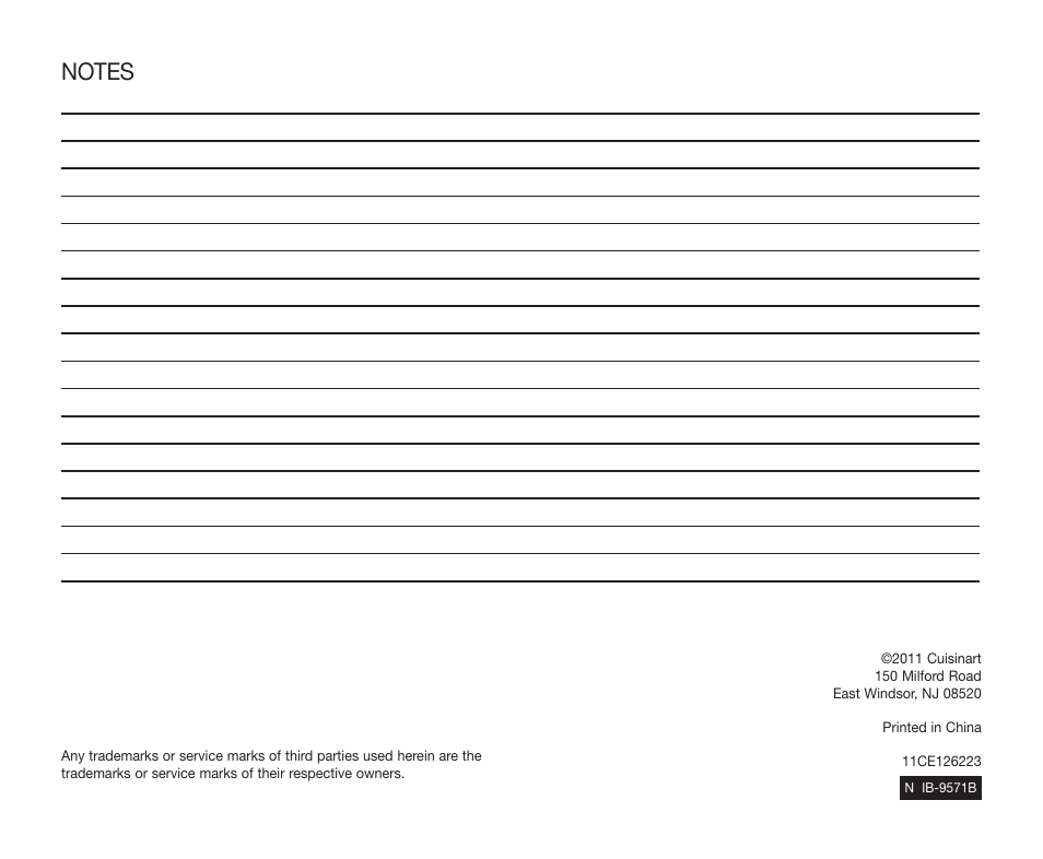 Cuisinart BFP-10 Series User Manual | Page 14 / 33