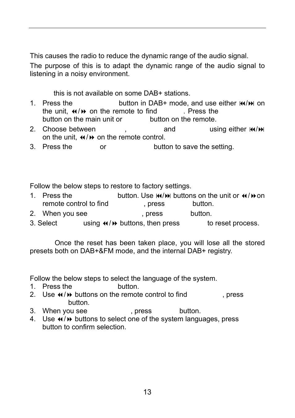 Lenco MC-148 DAB+ User Manual | Page 14 / 19