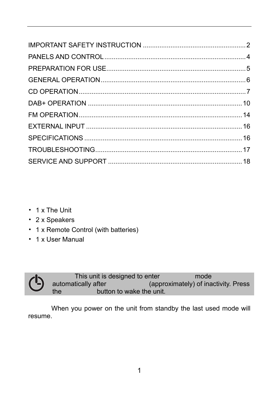 Lenco MC-148 DAB+ User Manual | Page 2 / 19