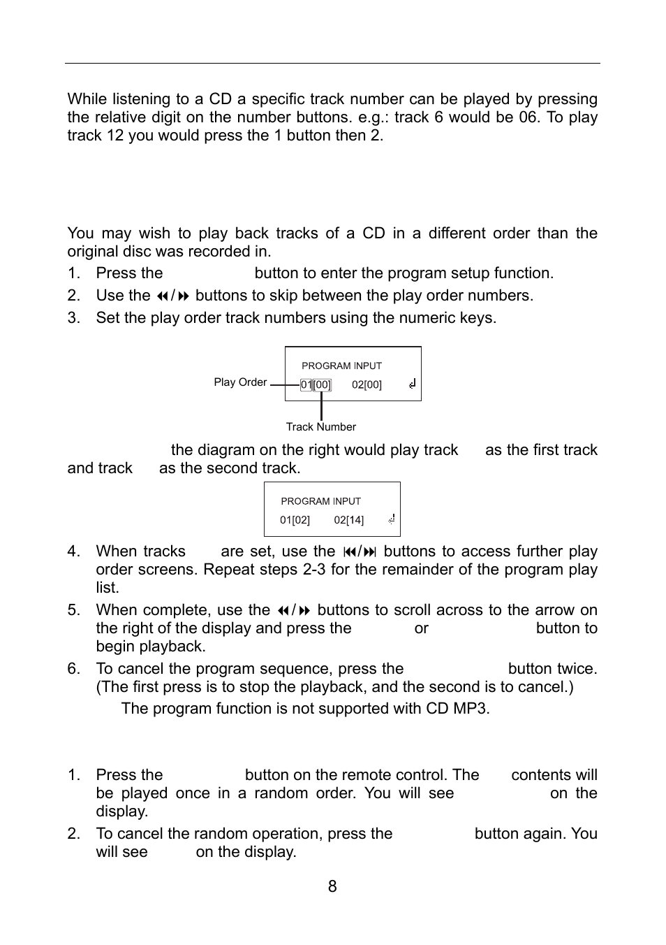 Cd operation | Lenco MC-148 DAB+ User Manual | Page 9 / 19