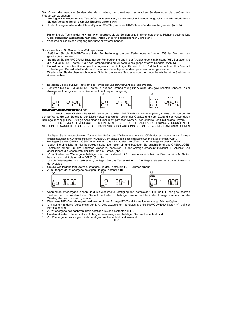 Lenco MCi-210 User Manual | Page 12 / 40