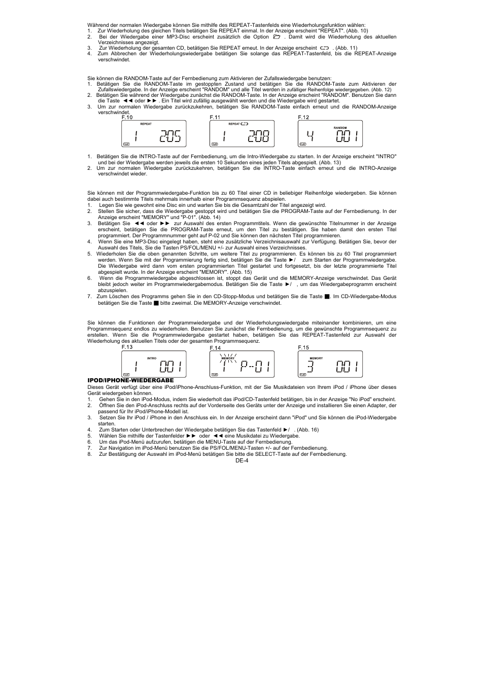 Lenco MCi-210 User Manual | Page 13 / 40