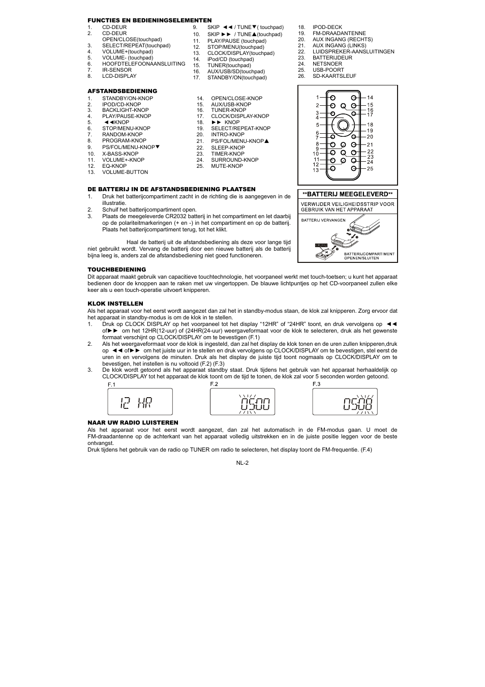 Lenco MCi-210 User Manual | Page 19 / 40