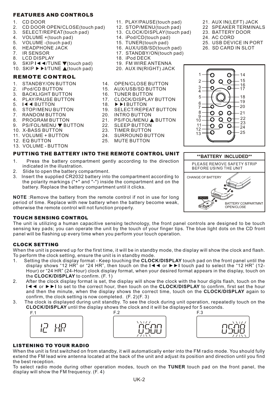 頁面 3 | Lenco MCi-210 User Manual | Page 3 / 40