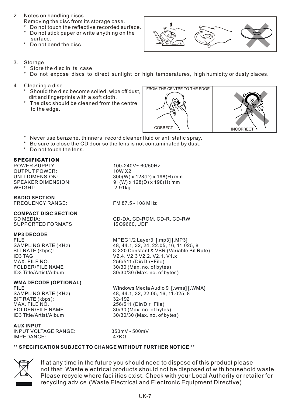 頁面 8 | Lenco MCi-210 User Manual | Page 8 / 40