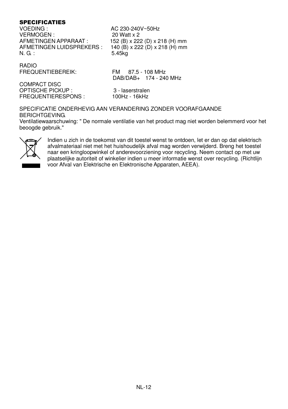 Lenco MCi-220 User Manual | Page 34 / 60