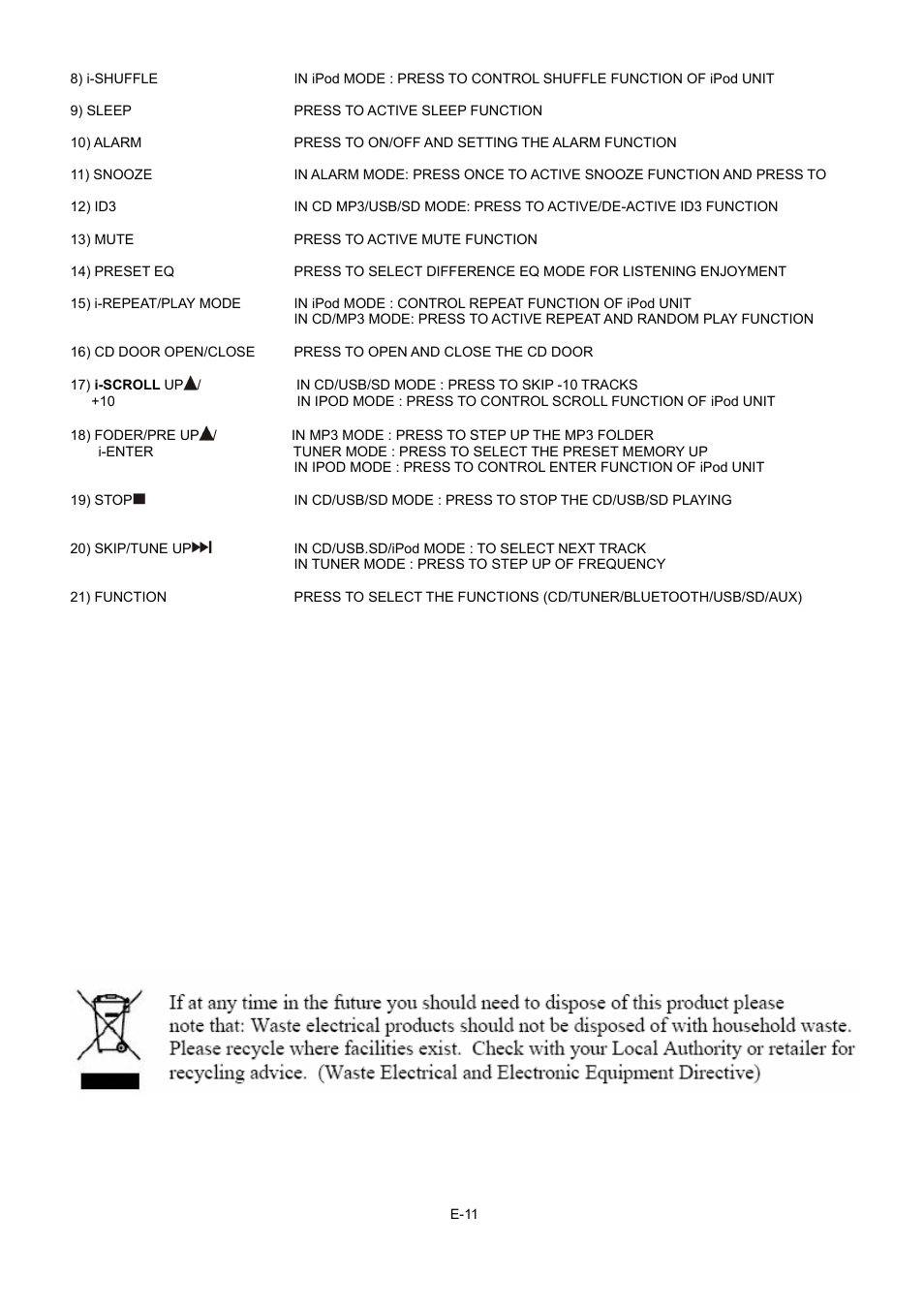Lenco MCI-400 User Manual | Page 11 / 59