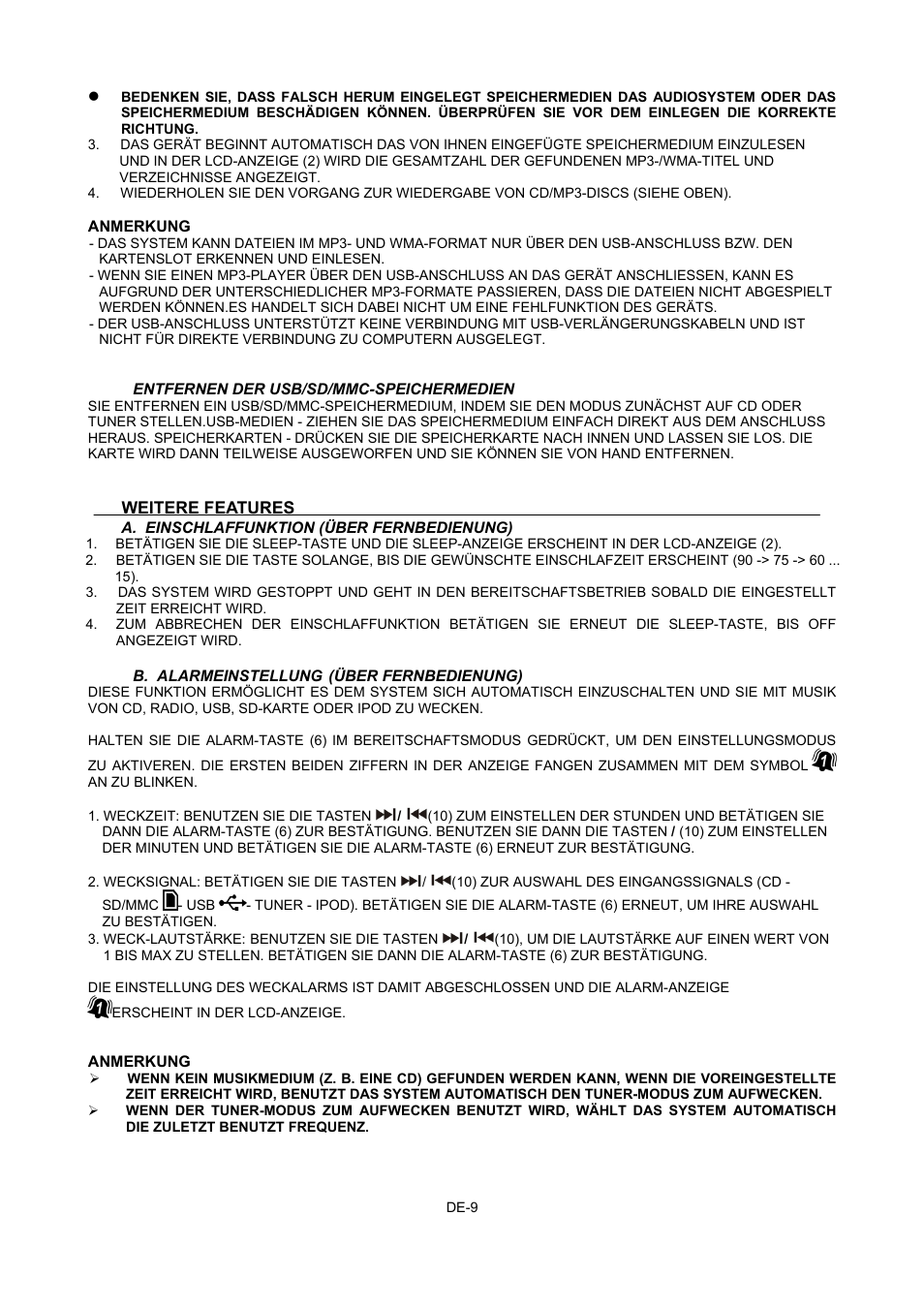 Lenco MCI-400 User Manual | Page 20 / 59