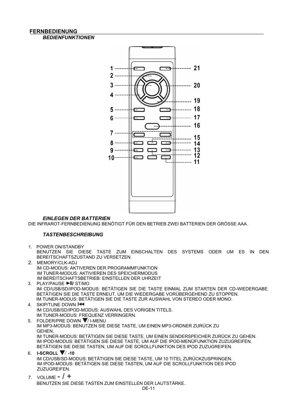 Lenco MCI-400 User Manual | Page 22 / 59