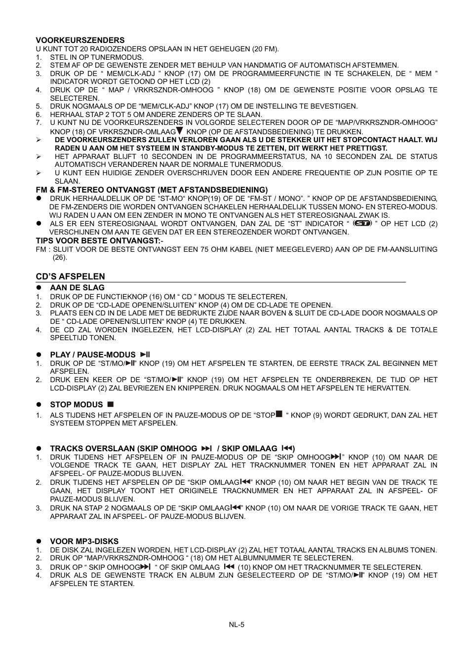 Lenco MCI-400 User Manual | Page 28 / 59