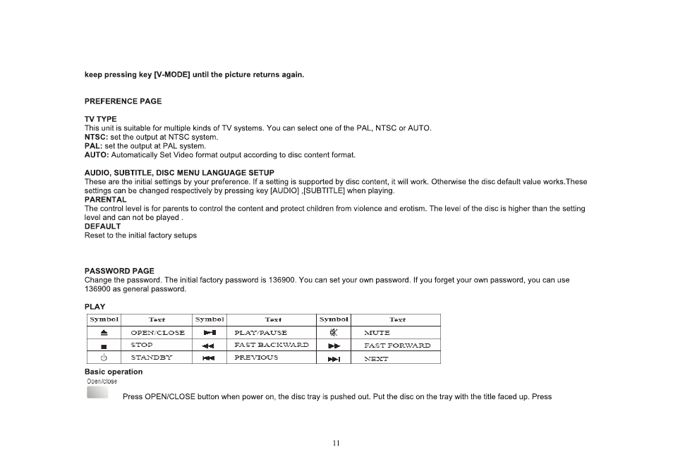 页 11 | Lenco MDV-2 User Manual | Page 11 / 17