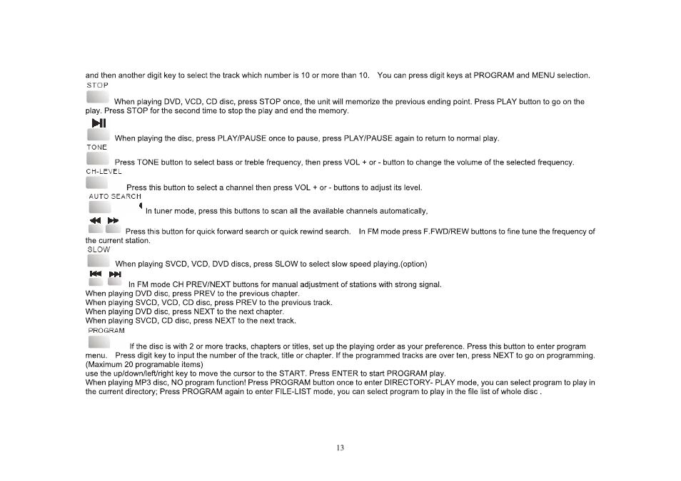 页 13 | Lenco MDV-2 User Manual | Page 13 / 17