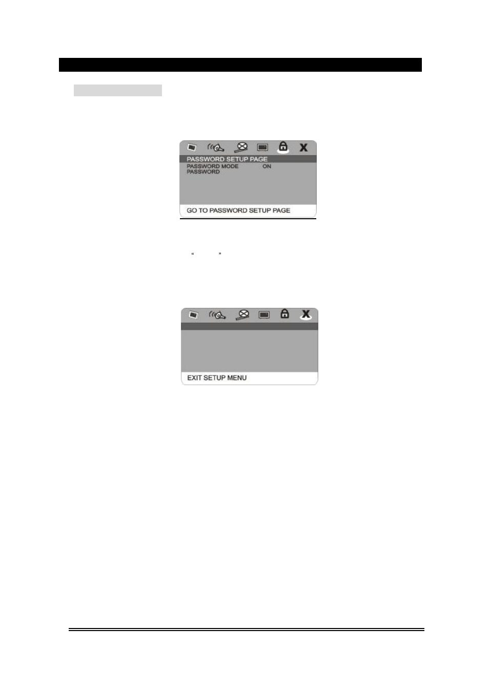 Dvd menu setup | Lenco MDV-24 User Manual | Page 22 / 24