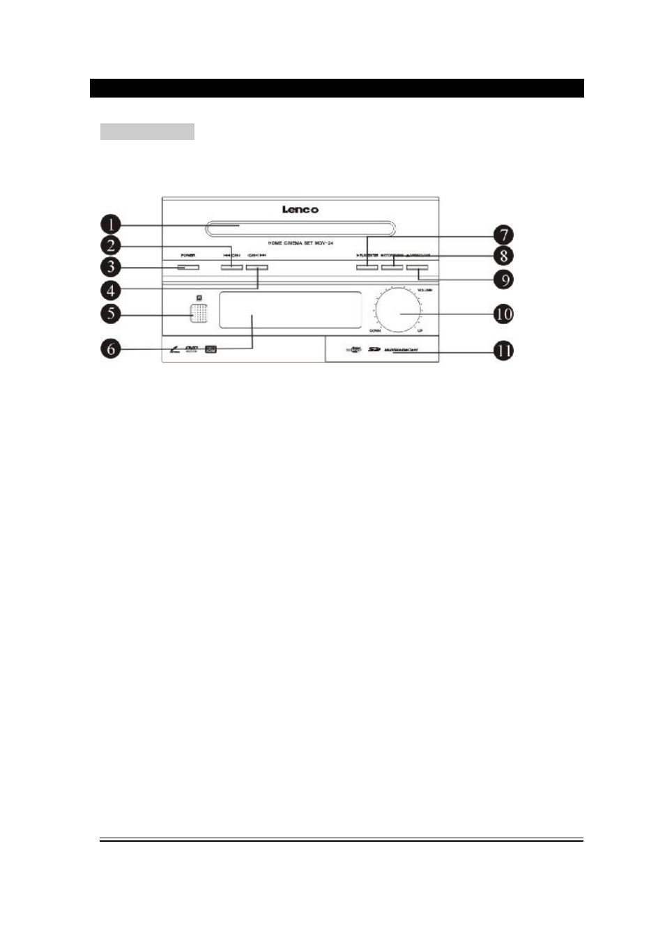 Lenco MDV-24 User Manual | Page 4 / 24